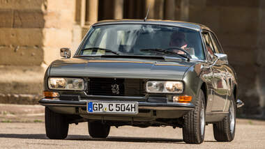 Peugeot 504 Coupé, Frontansicht