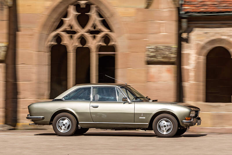 Peugeot 504 Coupé, Seitenansicht