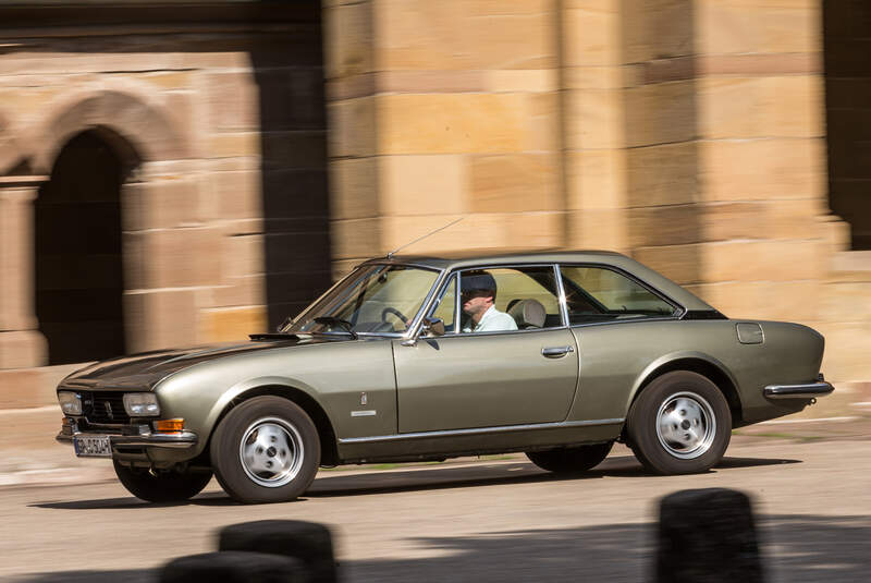 Peugeot 504 Coupé, Seitenansicht