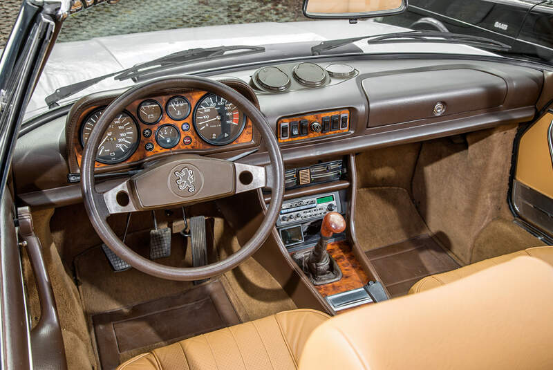 Peugeot 504 TI Cabrio, Cockpit