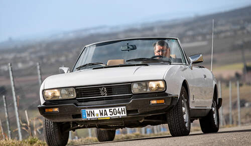 Peugeot 504 TI Cabrio, Frontansicht