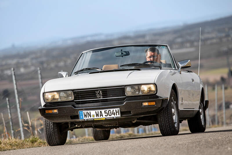 Peugeot 504 TI Cabrio, Frontansicht