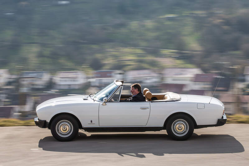 Peugeot 504 TI Cabrio, Seitenansicht