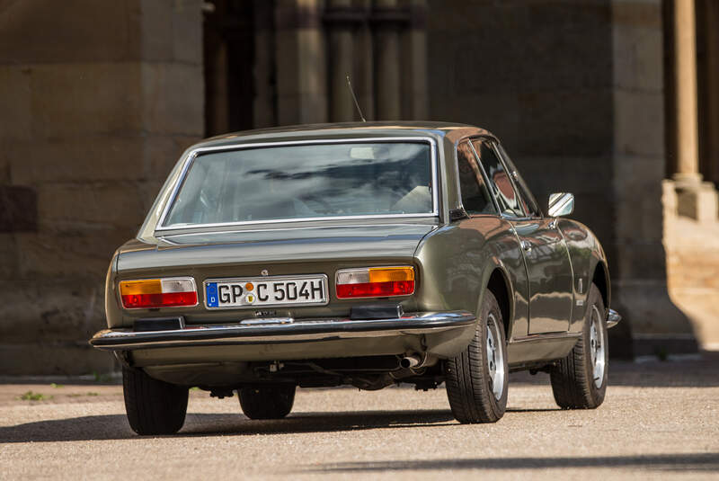 Peugeot 504 TI Coupé, Heckansicht