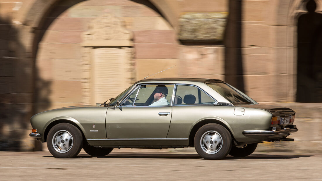 Peugeot 504 TI Coupé, Seitenansicht