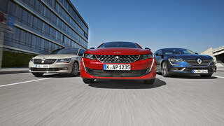 Peugeot 508 Renault Talisman Und Skoda Superb Test Technische Daten Auto Motor Und Sport