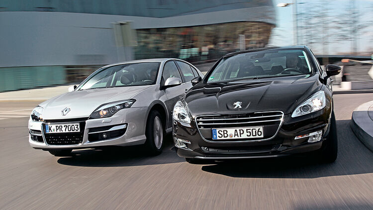 Peugeot 508 Vs Renault Laguna Fahrbericht Der Zwei Franzosen Auto Motor Und Sport