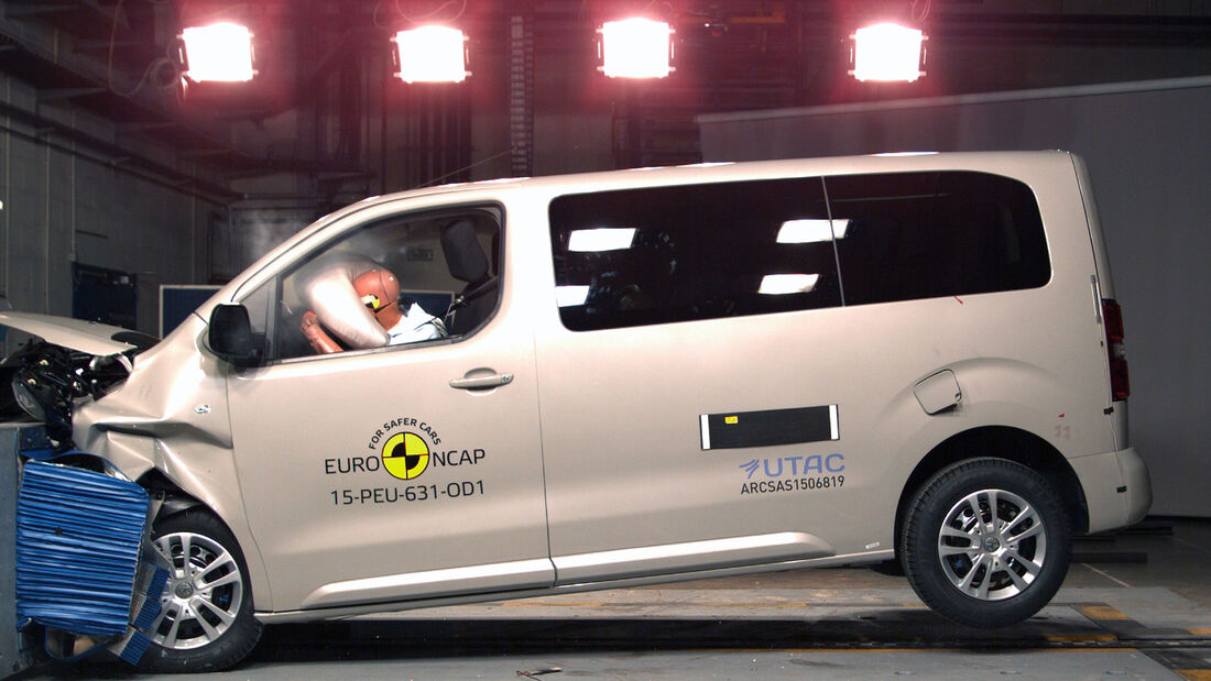 Peugeot Traveller EuroNCAP-Crashtest 12/2015
