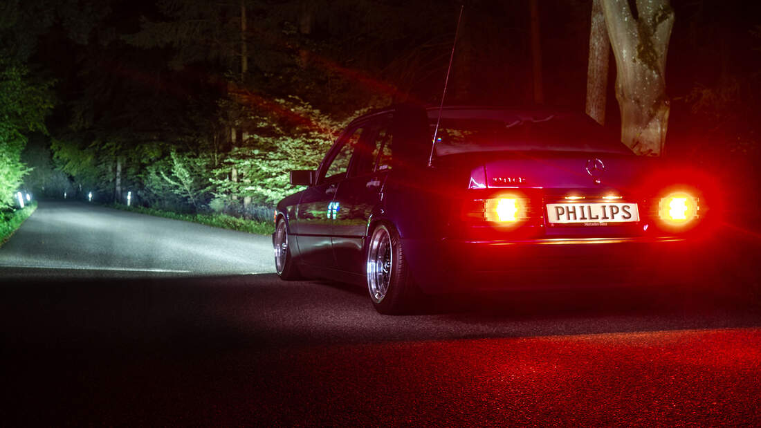 LED-Nachr-stung-f-r-Oldtimer-und-Youngtimer-Helles-LED-Licht-f-r-BMW-3er-und-Mercedes-W124