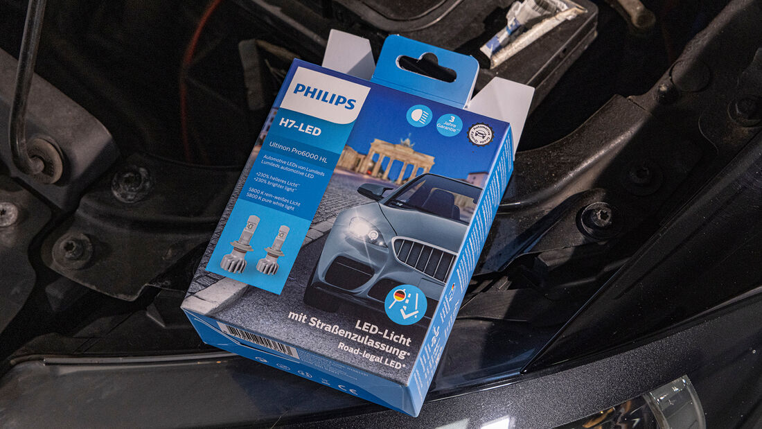 Einbau Philips Ultinon Pro6000 LED-H7 im VW Polo 6R