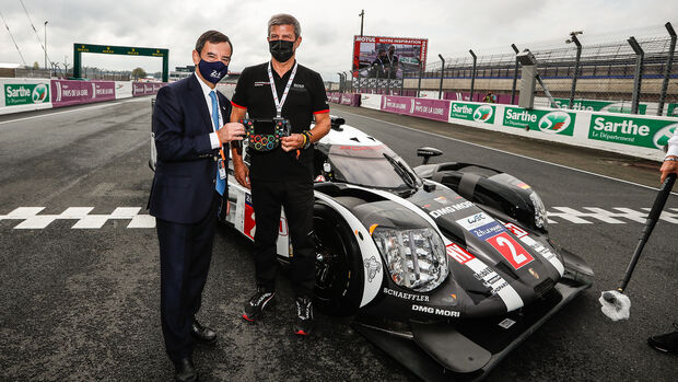 Pierre Fillon - ACO - Fritz Enzinger - Porsche - 24h-Rennen - Le Mans 2020 