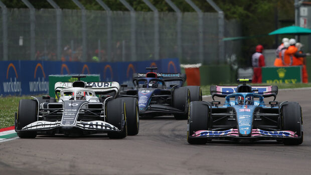 Pierre Gasly - Alpha Tauri - Esteban Ocon - Alpine - Imola 2022