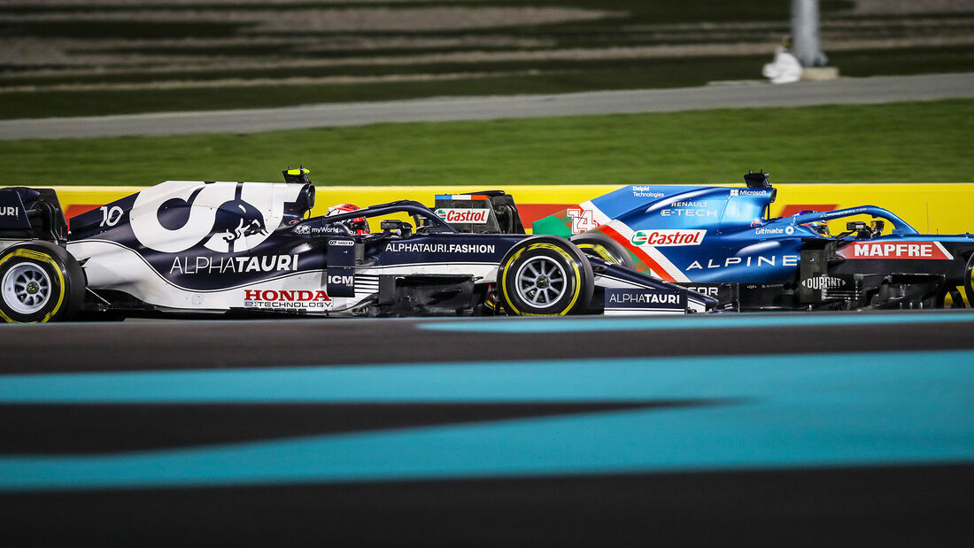 Pierre Gasly - Alpha Tauri - GP Abu Dhabi 2021 - Rennen