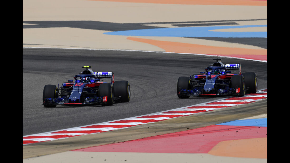 Pierre Gasly & Brendon Hartley - Toro Rosso - Formel 1 - GP Bahrain - Training - 6. April 2018