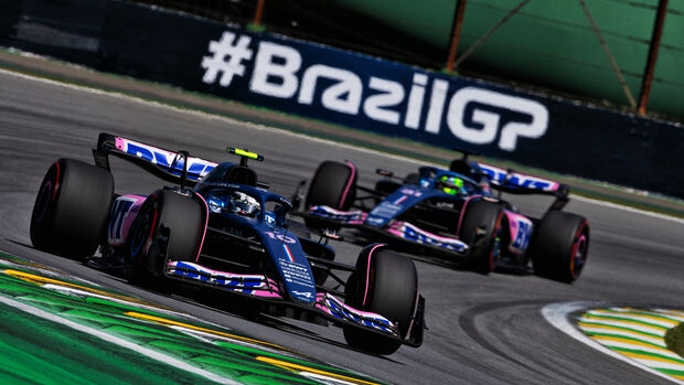 Pierre Gasly - Esteban Ocon - Alpine - GP Brasilien 2023 - Sao Paulo - Formel 1