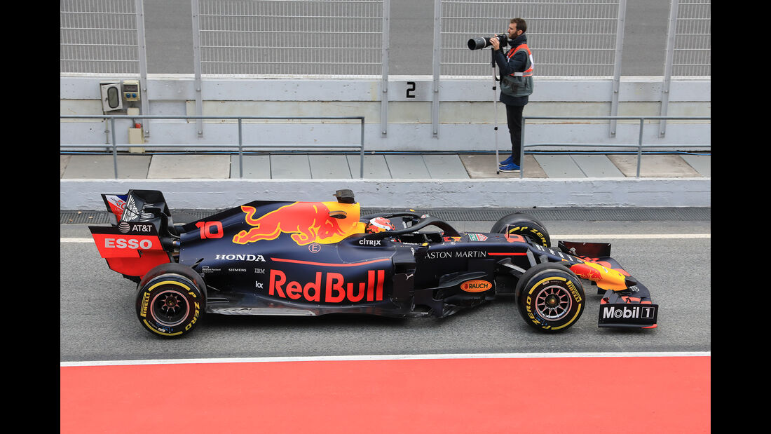 Pierre Gasly - Red Bull - Barcelona - F1-Test - 19. Februar 2019