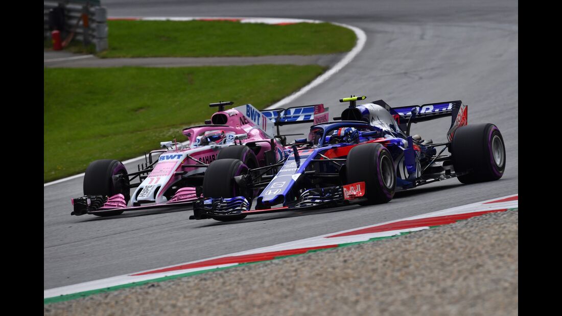 Pierre Gasly - Sergio Perez - Formel 1 - GP Österreich - 29. Juni 2018