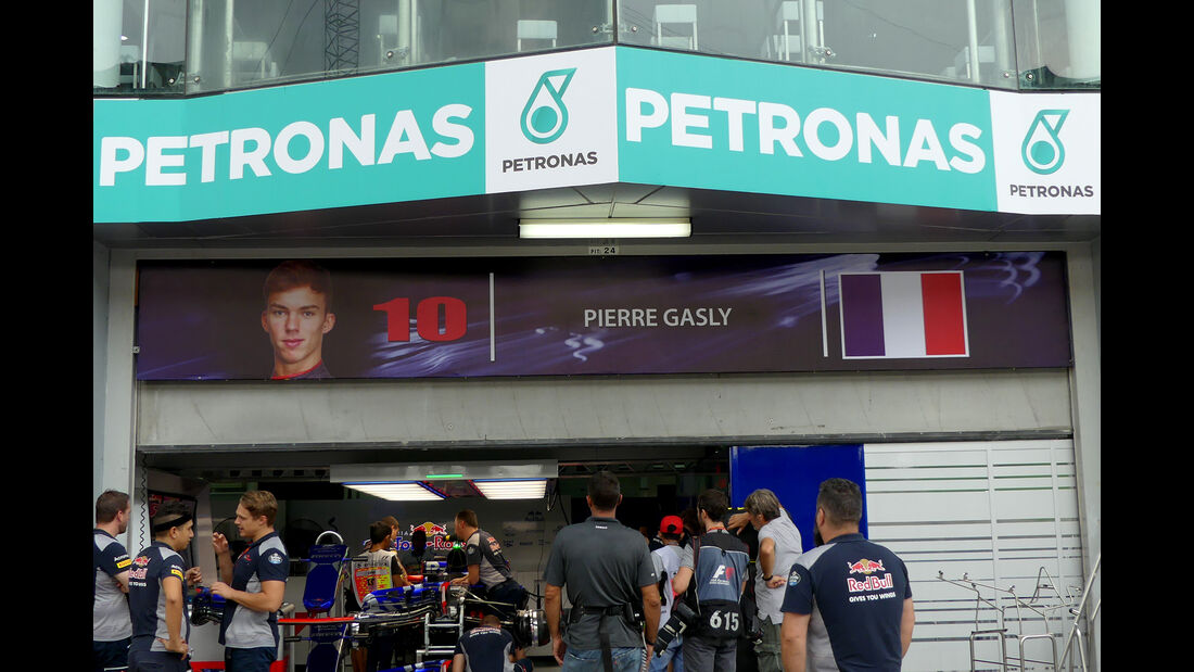 Pierre Gasly - Toro Rosso - Formel 1 - GP Malaysia - Sepang - 28. September 2017