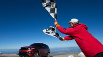 Pikes Peak, Range Rover Sport V8 5.0 SC, Zielflagge