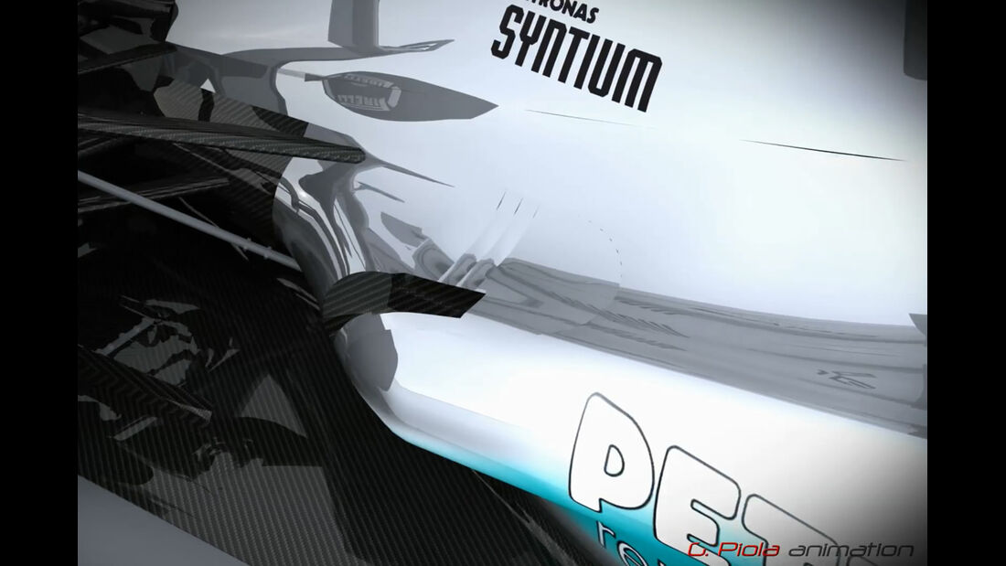 Piola-Technik Updates Mercedes AMG W04 2013