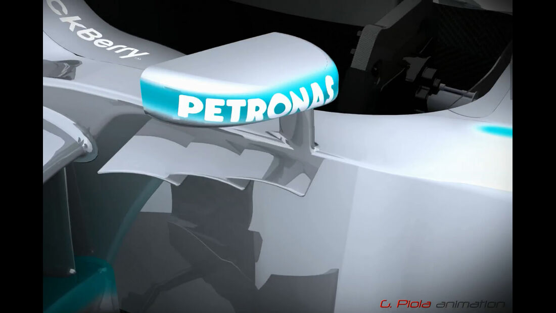 Piola-Technik Updates Mercedes AMG W04 2013