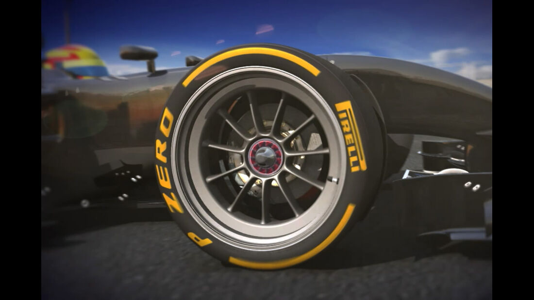 18-Zoll Formel 1-Reifen: Fotos vom ersten Lotus-Reifentest ...