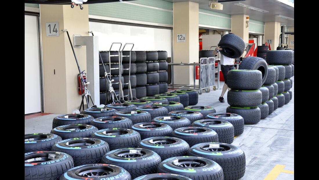 Pirelli Reifen  - Formel 1 - GP Abu Dhabi - 31. Oktober 2013