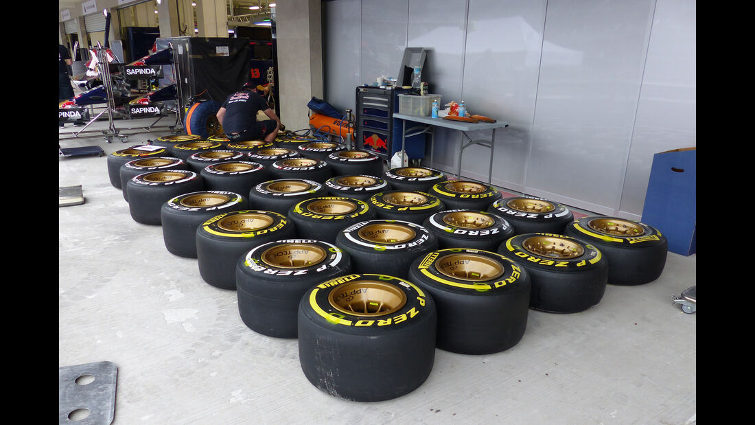 Pirelli-Reifen - Formel 1 - GP Mexico - 28. Oktober 2015