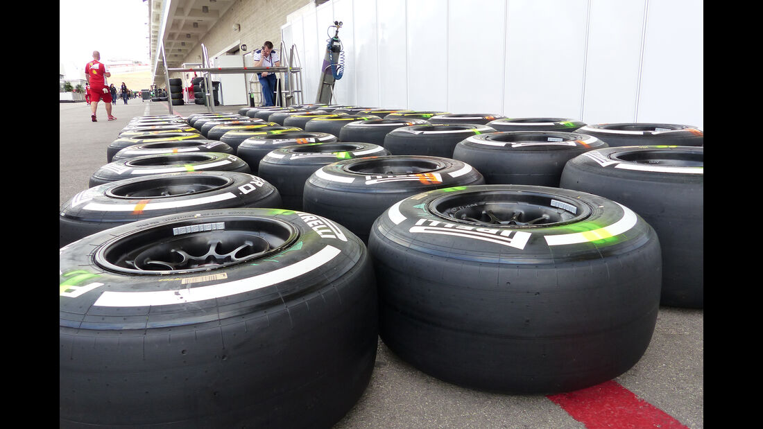 Pirelli-Reifen - Formel 1 - GP USA - Austin - 21. Oktober 2015