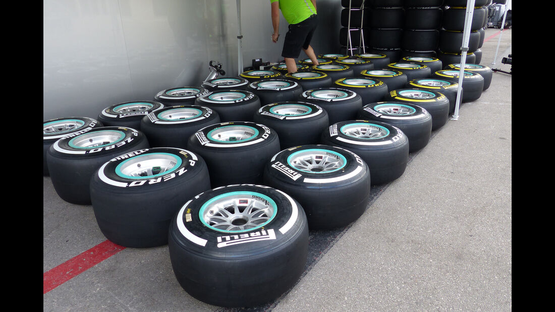 Pirelli-Reifen - Formel 1 - GP USA - Austin - 21. Oktober 2015