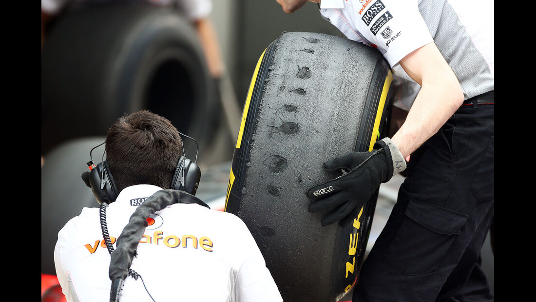 Pirelli-Reifen (McLaren) - Formel 1 - GP Indien - 25. Oktober 2013