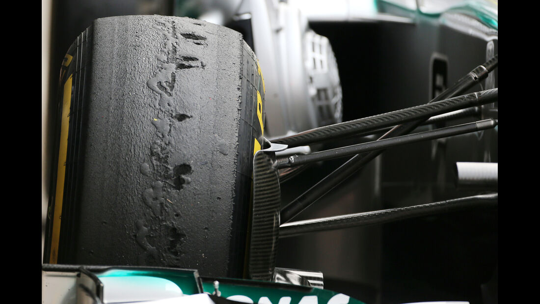Pirelli-Reifen (Mercedes) - Formel 1 - GP Indien - 25. Oktober 2013