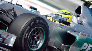 Pirelli Reifen hart GP Spanien 2012 Rosberg