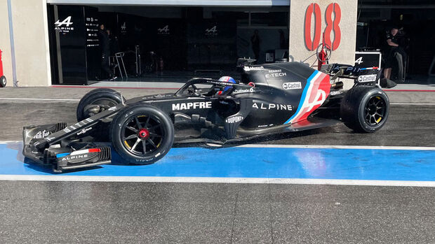 Pirelli-Test - 18-Zoll - Intermediates - Paul Ricard - Alpine - Daniil Kvyat - 2021