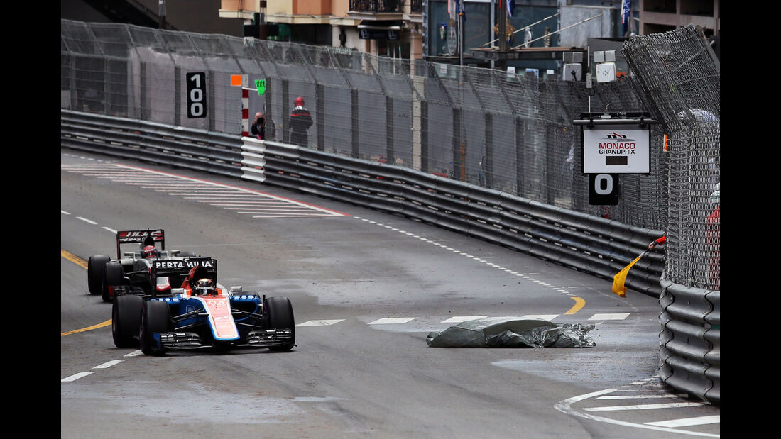 Plane auf der Strecke - GP Monaco 2016