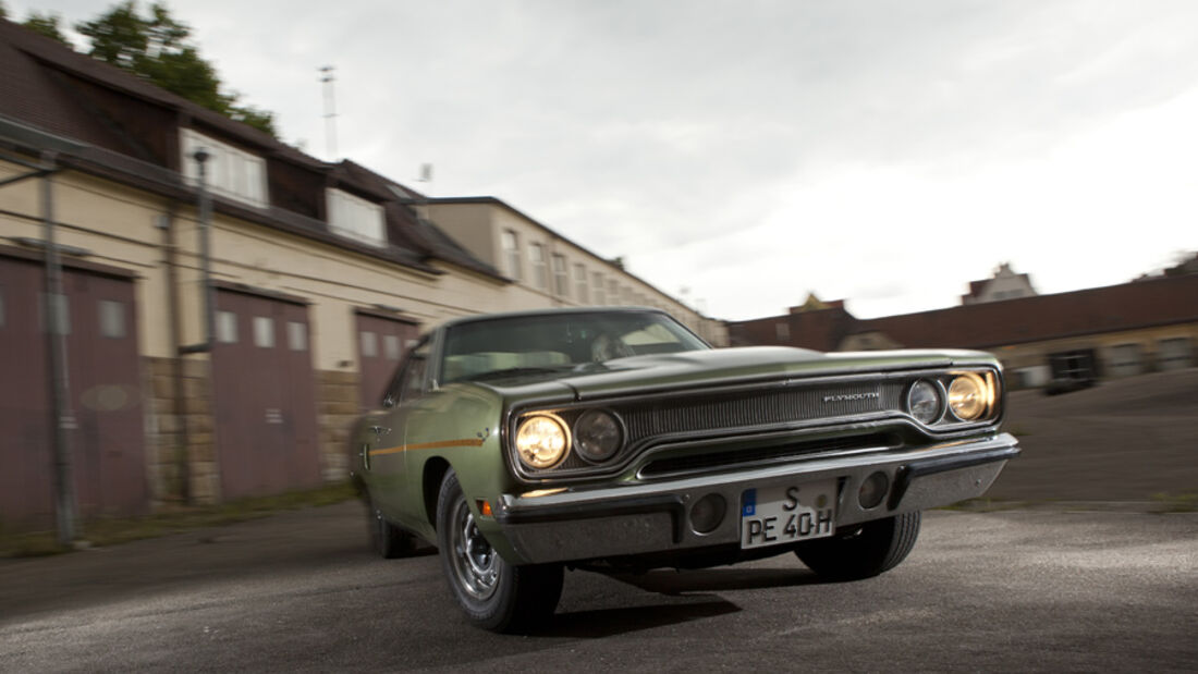 Plymouth Roadrunner 440, Front, Kühlergrill