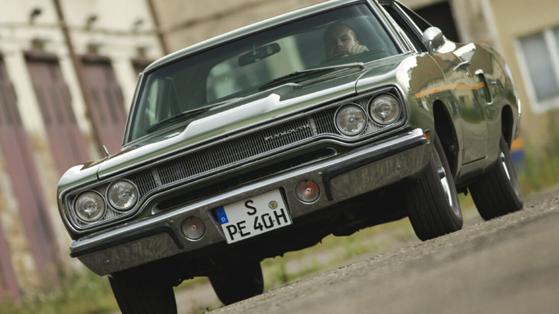 Plymouth Roadrunner 440, Front, Kühlergrill