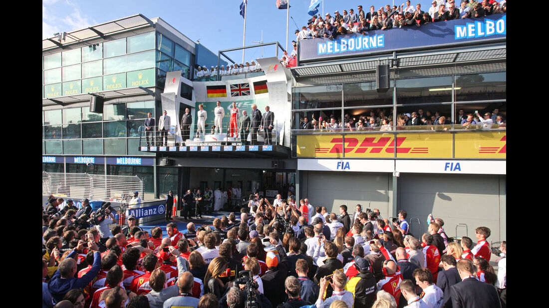 Podium - Formel 1 - GP Australien 2015