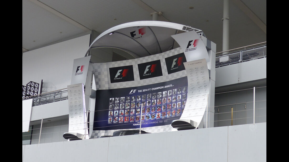 Podium - Formel 1 - GP Japan - Suzuka - 1. Oktober 2014