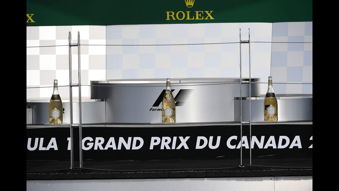 Podium - Formel 1 - GP Kanada - Montreal - 10. Juni 2017