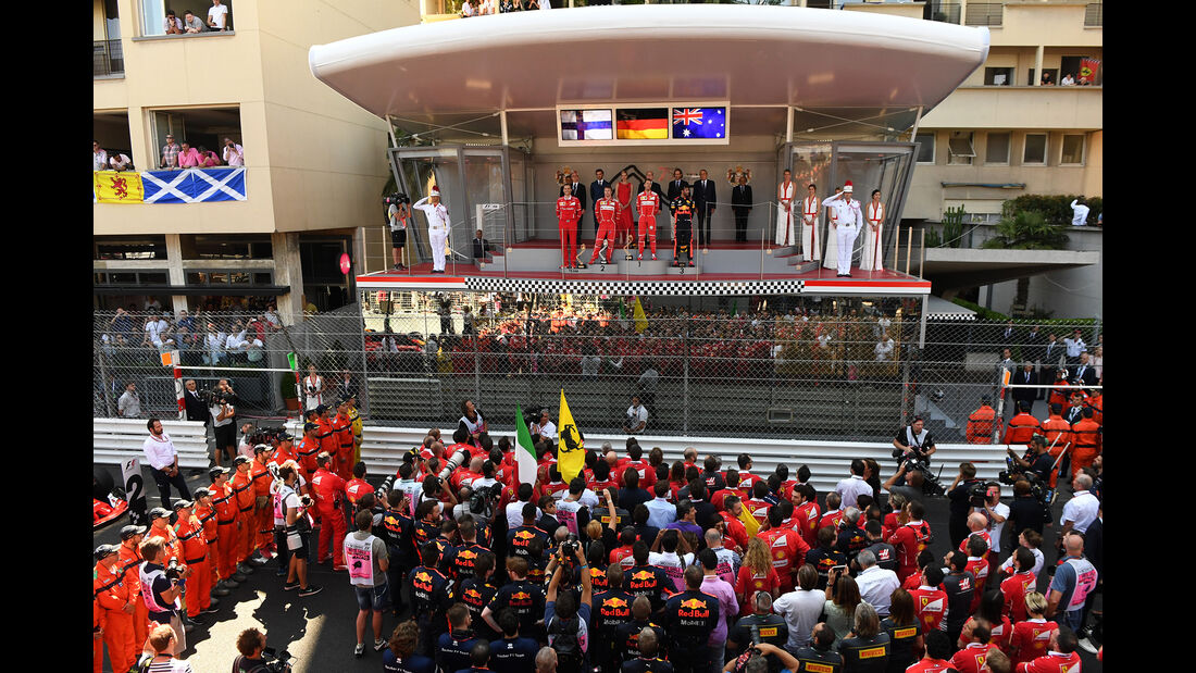 Podium - Formel 1 - GP Monaco 2017