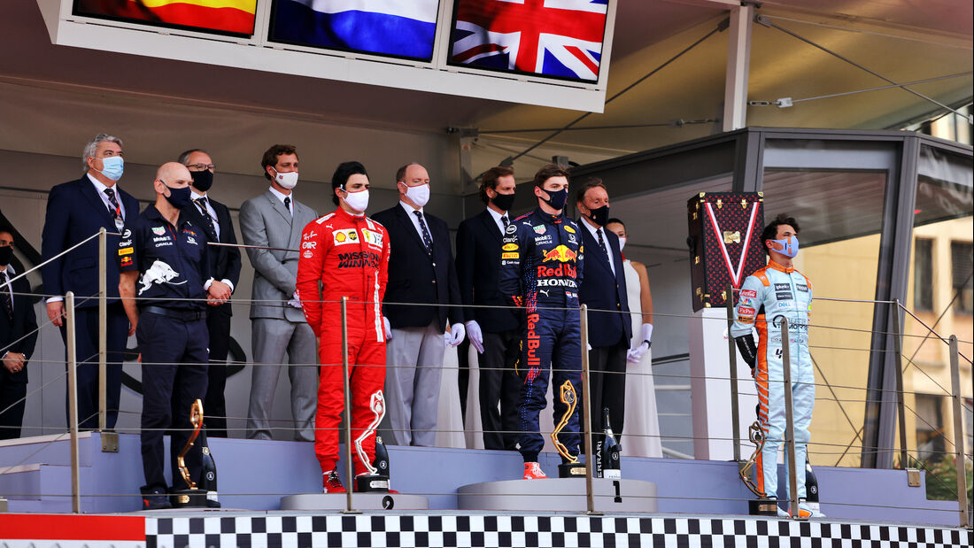 Podium - Formel 1 - GP Monaco - 23. Mai 2021