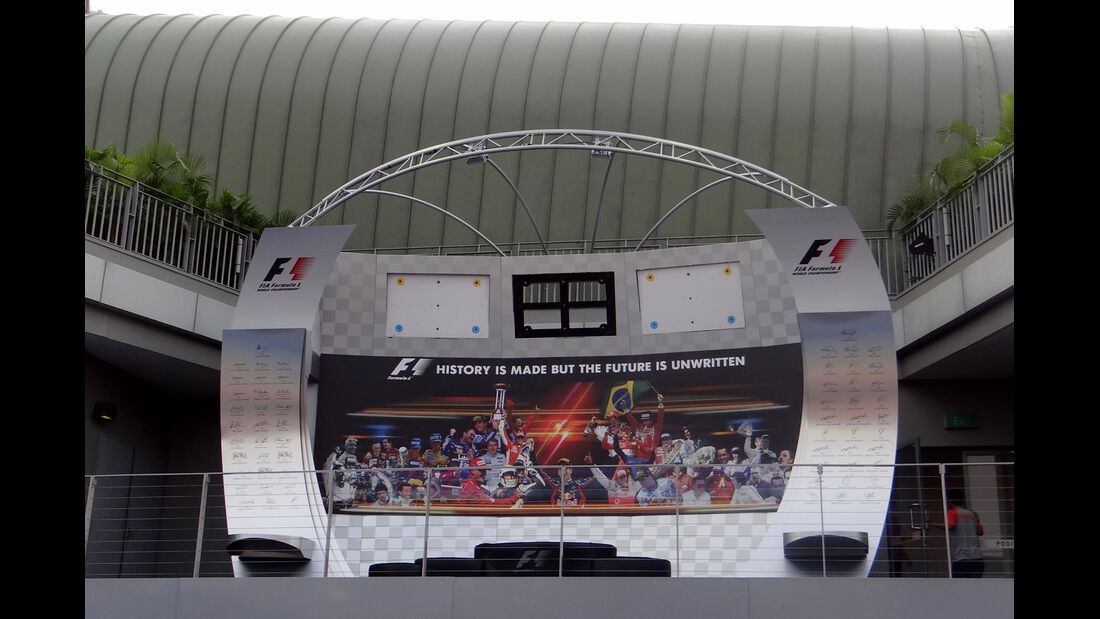Podium - Formel 1 - GP Singapur - 20. September 2012
