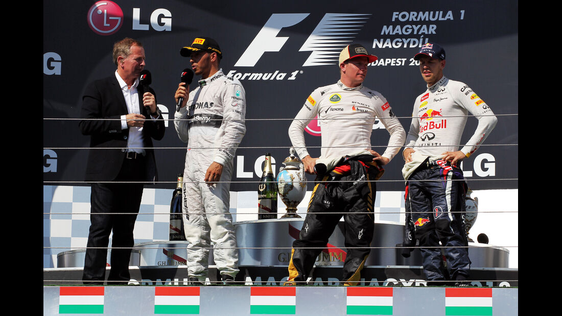 Podium - Formel 1 - GP Ungarn 2013