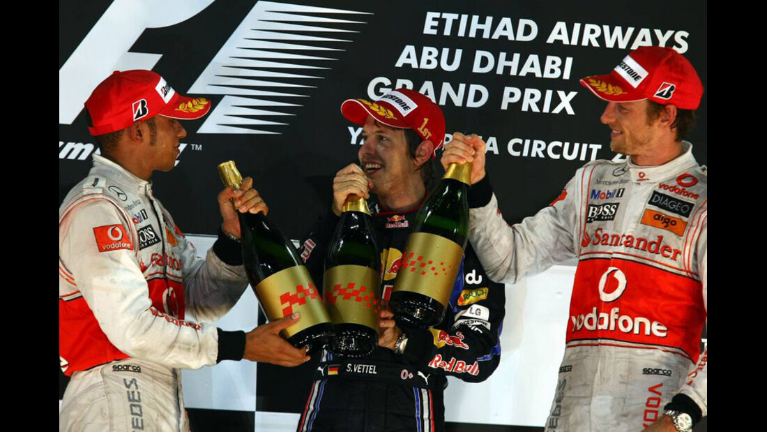 Podium GP Abu Dhabi 2010