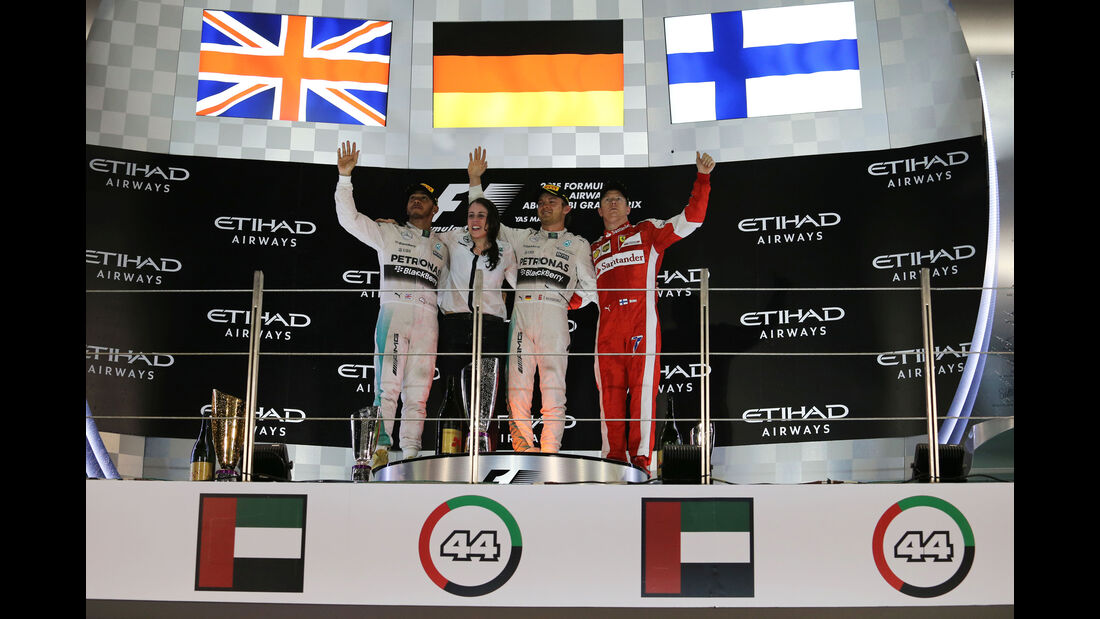 Podium - GP Abu Dhabi 2015