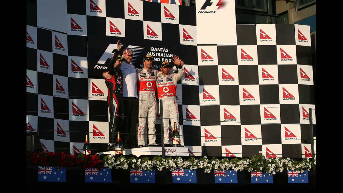 Podium GP Australien 2012