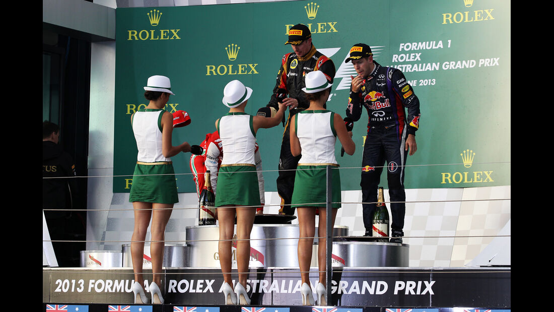 Podium - GP Australien 2013