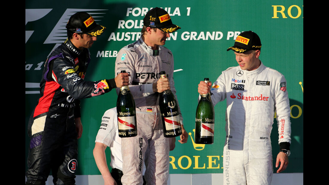 Podium - GP Australien 2014