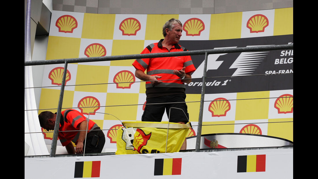 Podium - GP Belgien 2013